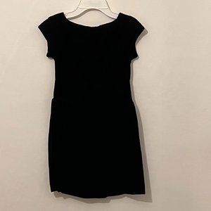 Ralph Lauren Girls Formal Black Velvet Dress size 8